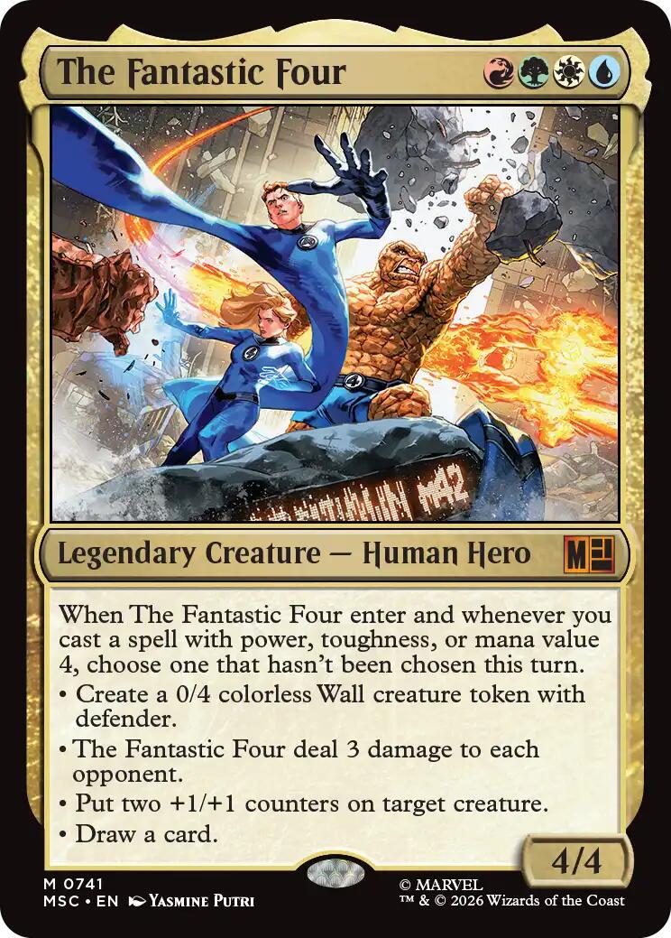 The Fantastic Four [Foil] #741