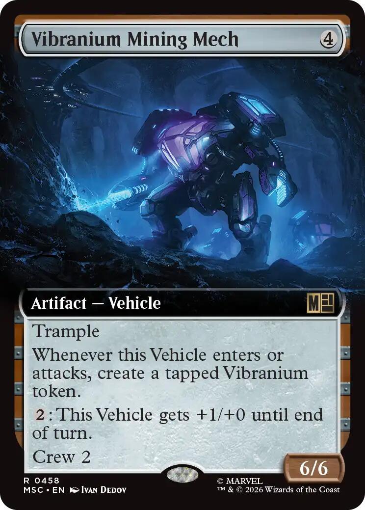 Vibranium Mining Mech [Extended Art Foil] #458