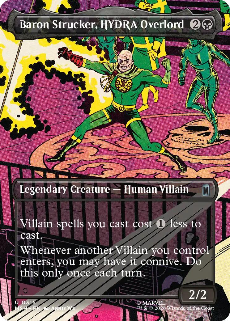 Baron Strucker, HYDRA Overlord [Borderless] #315