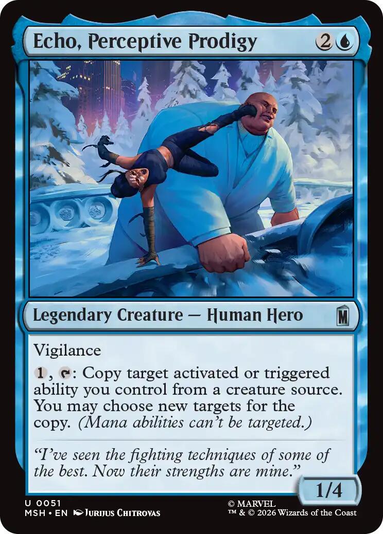 Echo, Perceptive Prodigy #51
