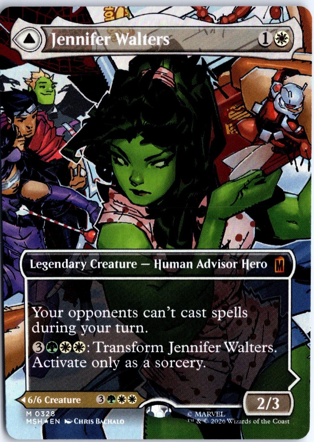 Jennifer Walters [Borderless Foil] #328