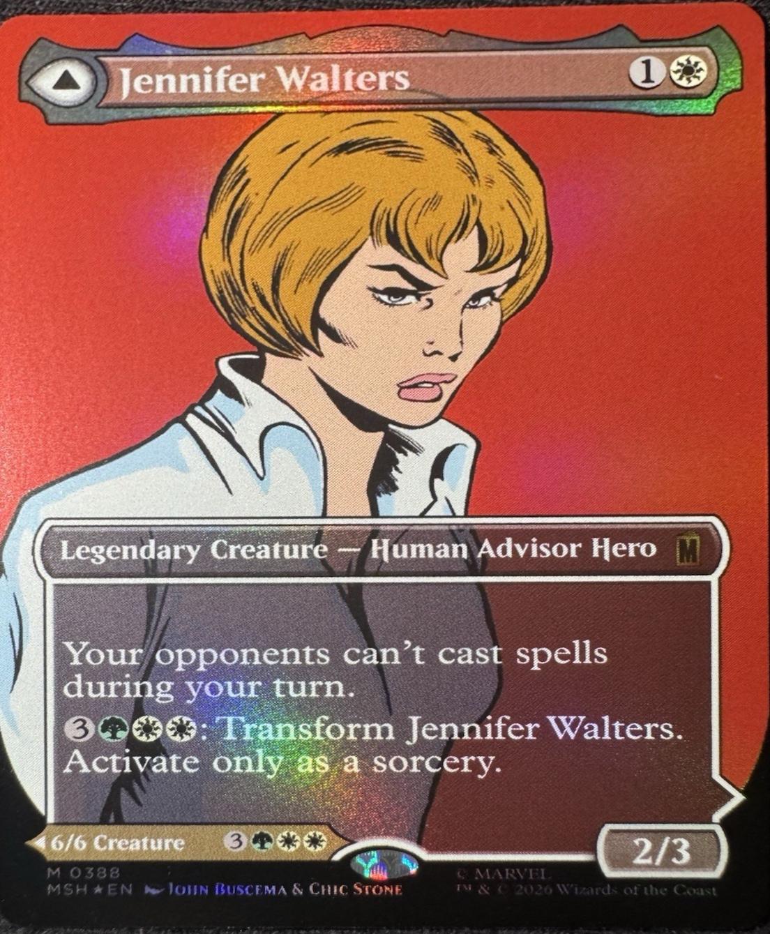Jennifer Walters [Borderless Foil] #388