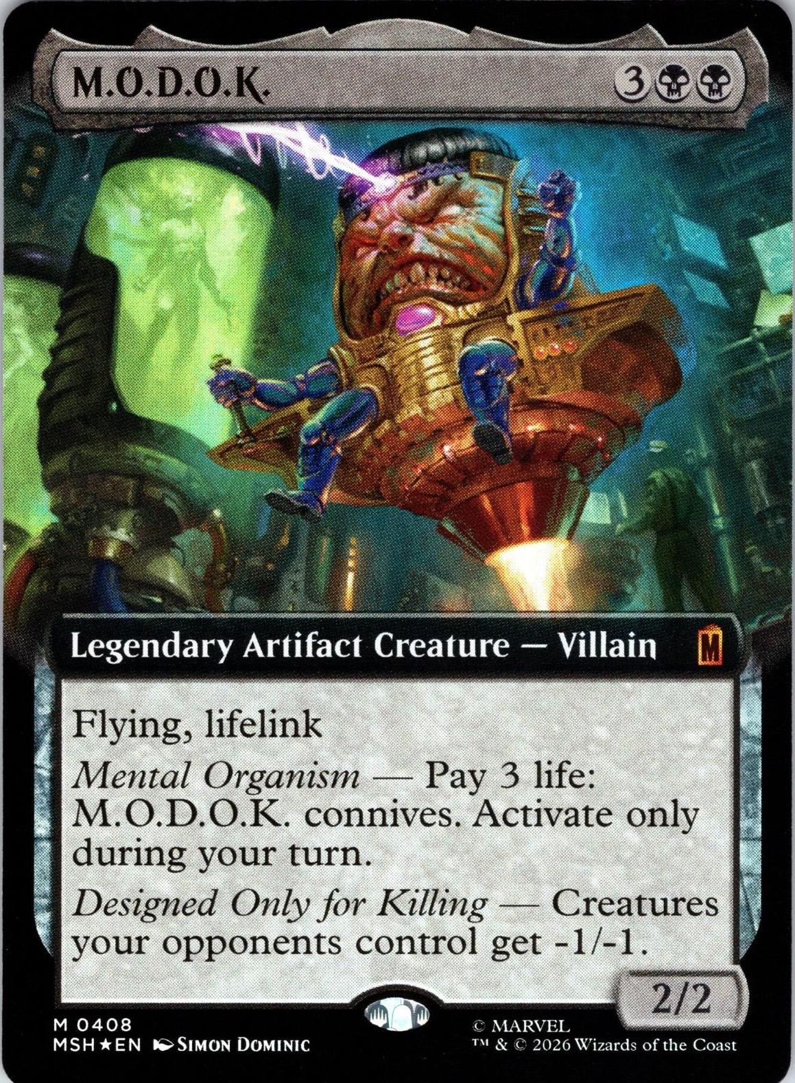 M.O.D.O.K. [Extended Art Foil] #408