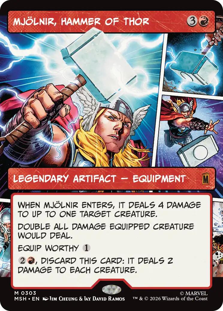 Mjolnir, Hammer of Thor [Borderless] #303