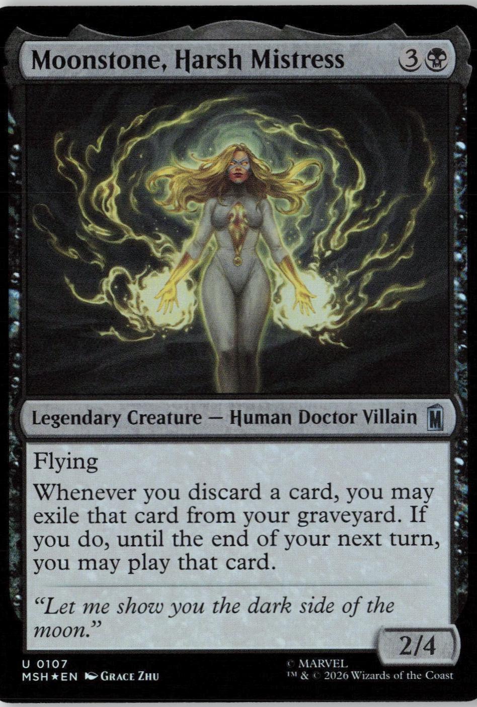 Moonstone, Harsh Mistress [Foil] #107