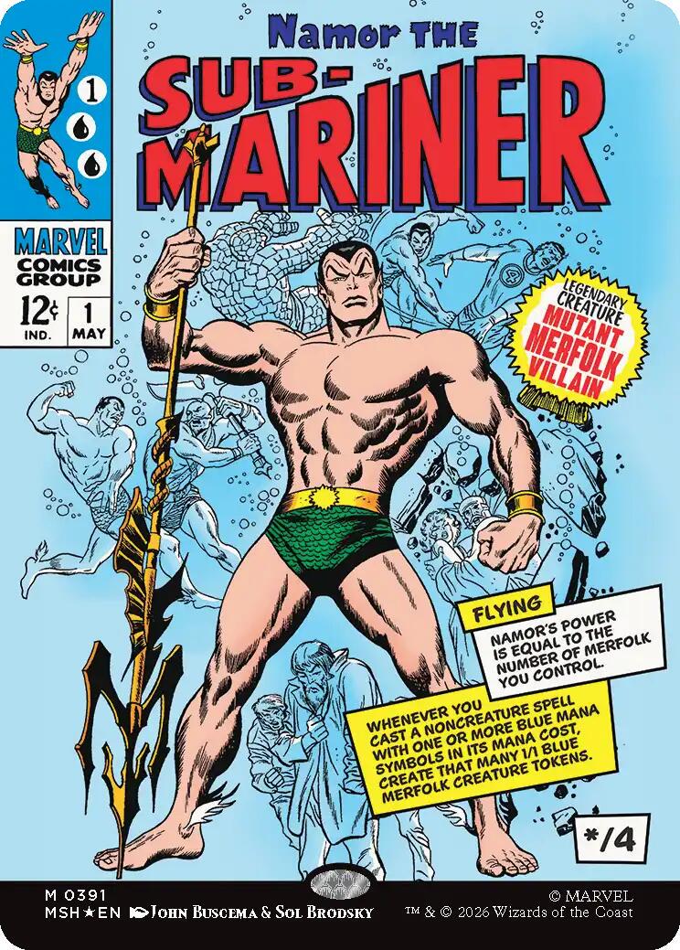 Namor the Sub-Mariner [Borderless] #391