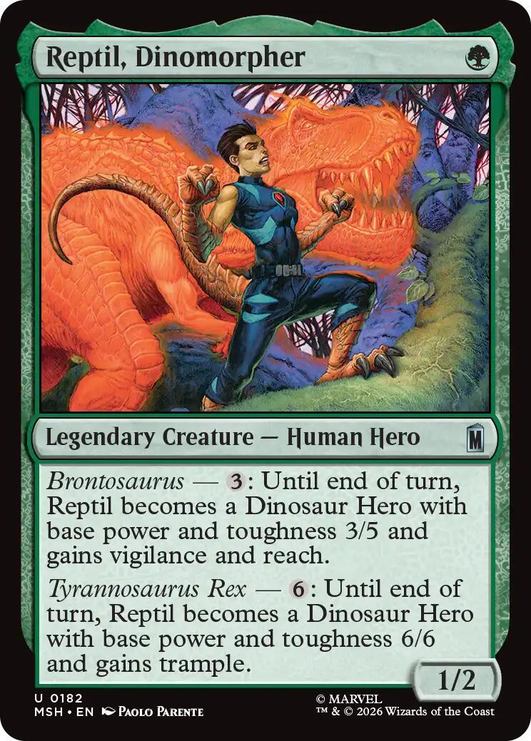 Reptil, Dinomorpher #182
