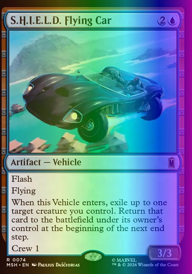 S.H.I.E.L.D. Flying Car [Foil] #74