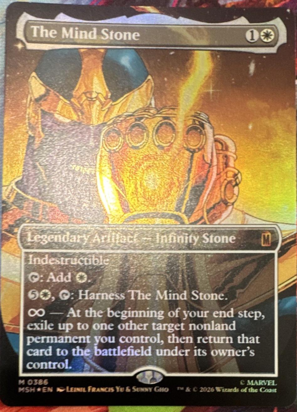 The Mind Stone [Borderless Foil] #386