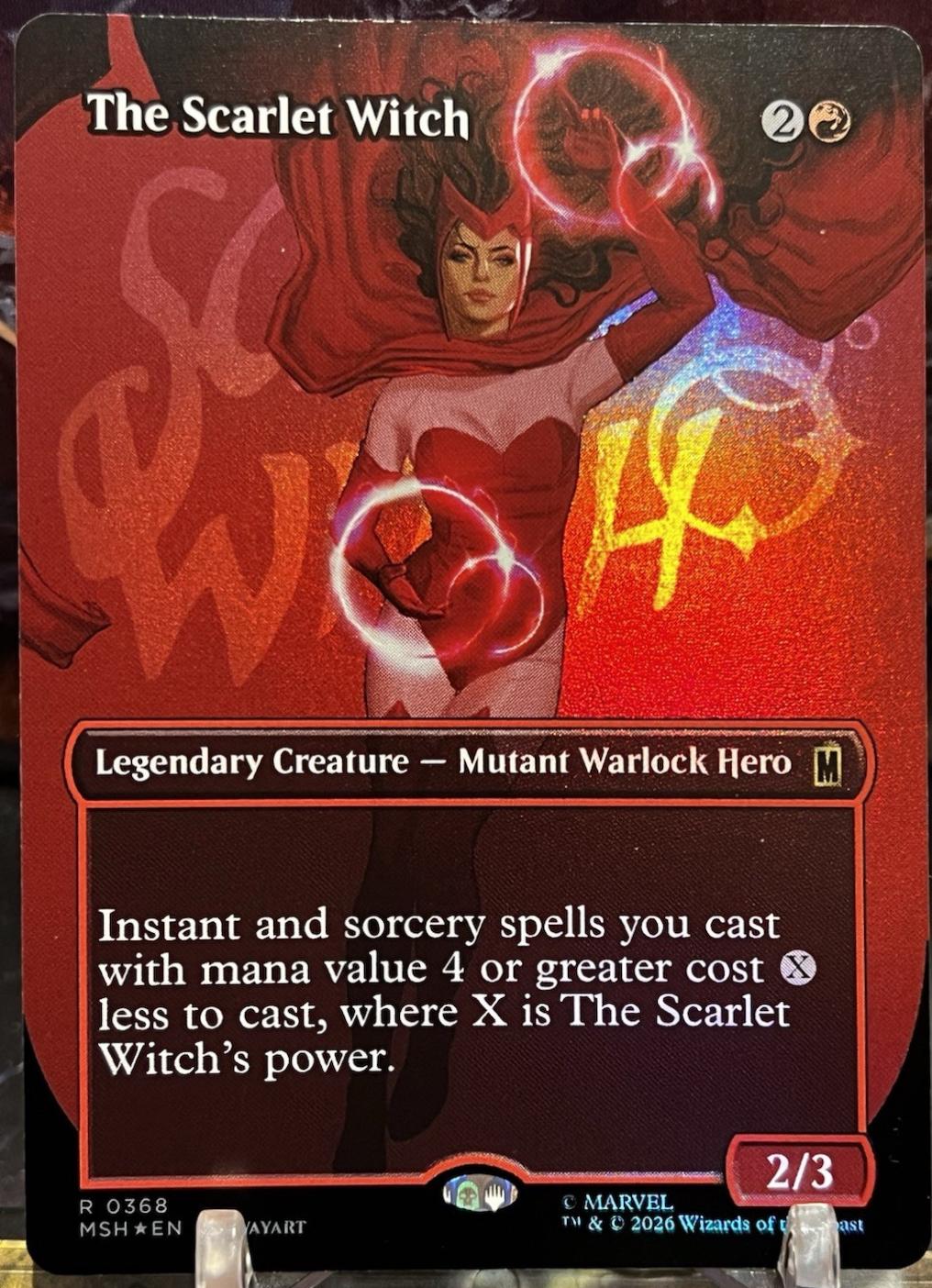 The Scarlet Witch [Borderless Foil] #368
