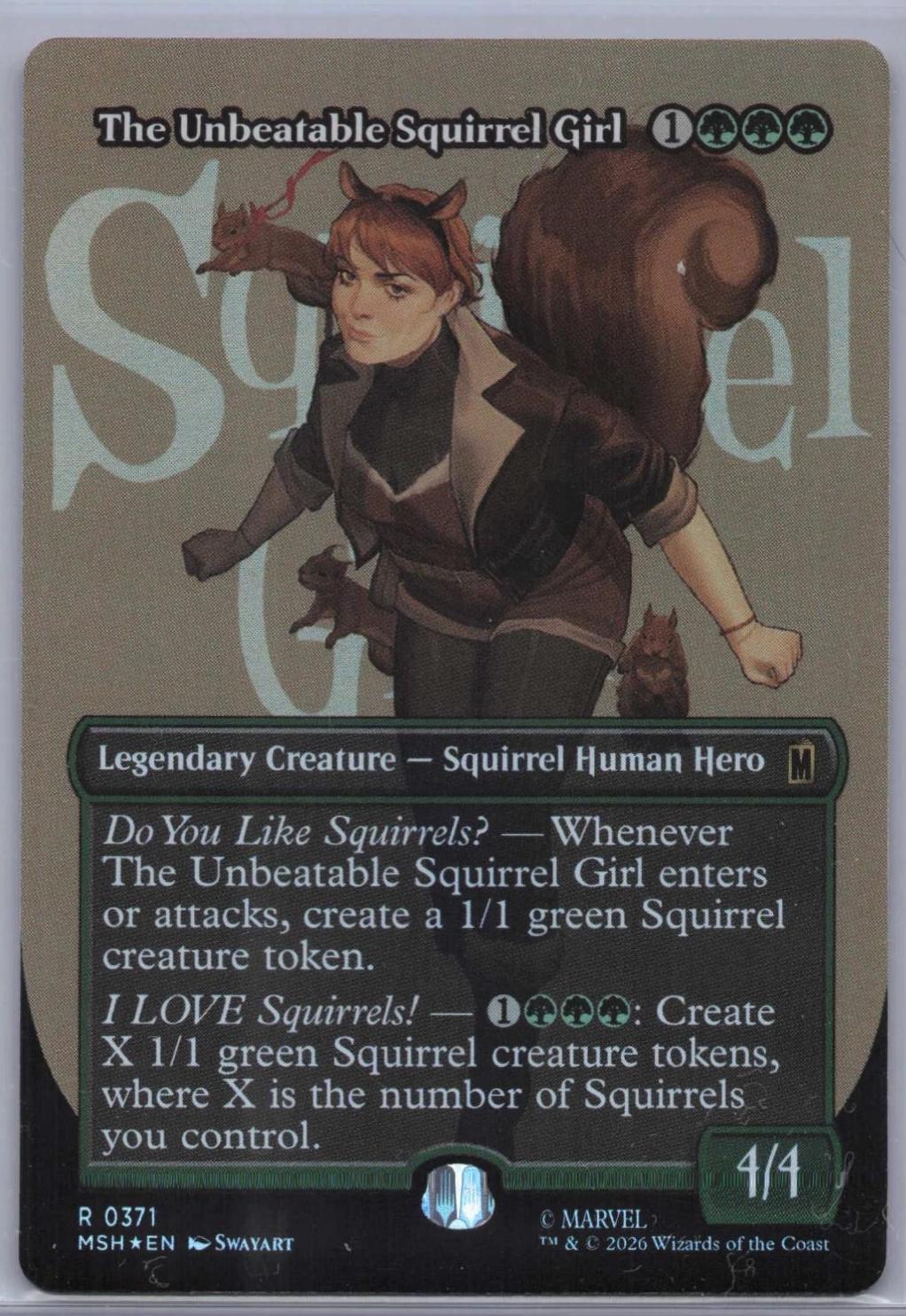 The Unbeatable Squirrel Girl [Borderless Foil] #371