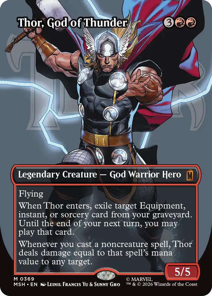 Thor, God of Thunder [Borderless] #369