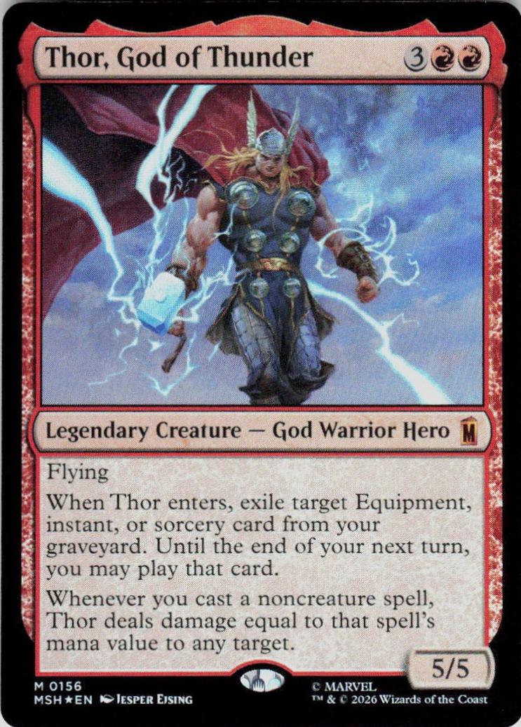 Thor, God of Thunder [Foil] #156