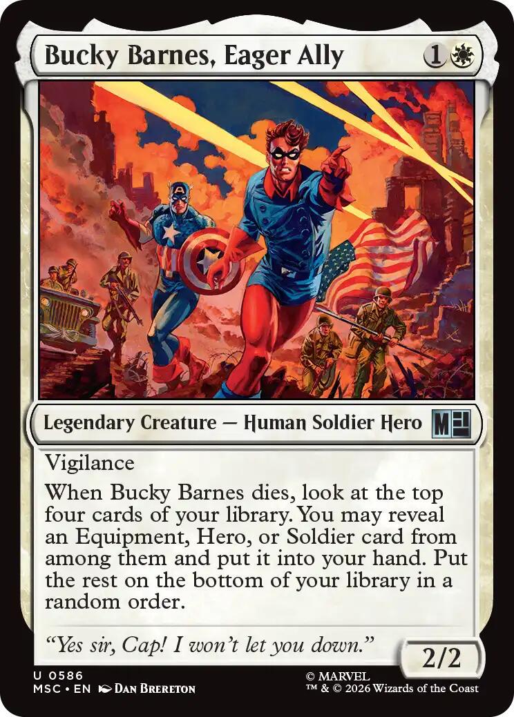 Bucky Barnes, Eager Ally #586