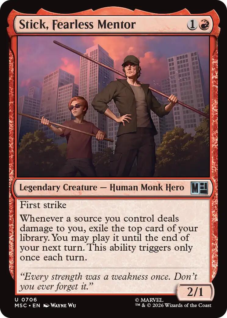 Stick, Fearless Mentor #706