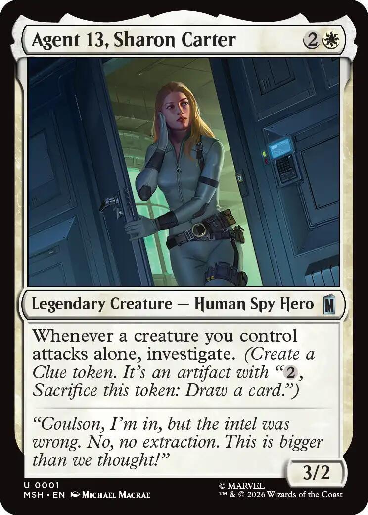 Agent 13, Sharon Carter #1