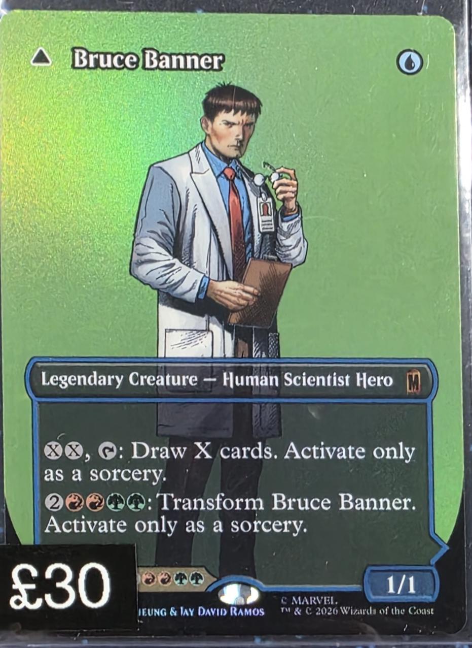 Bruce Banner [Borderless Foil] #359