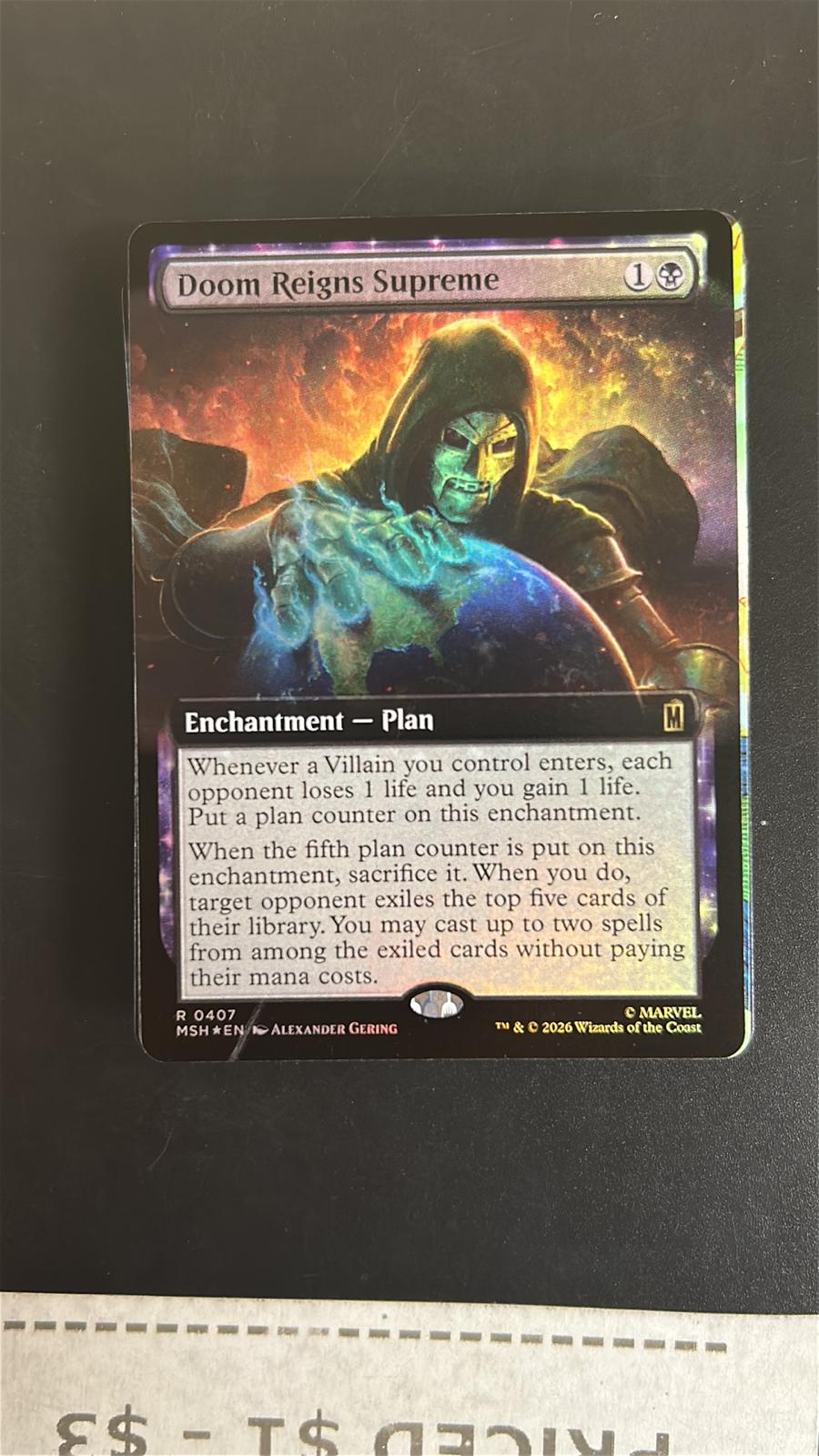 Doom Reigns Supreme [Extended Art Foil] #407
