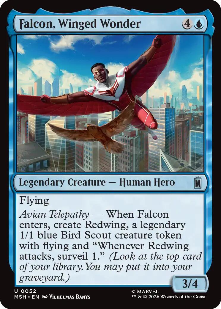 Falcon, Winged Wonder #52