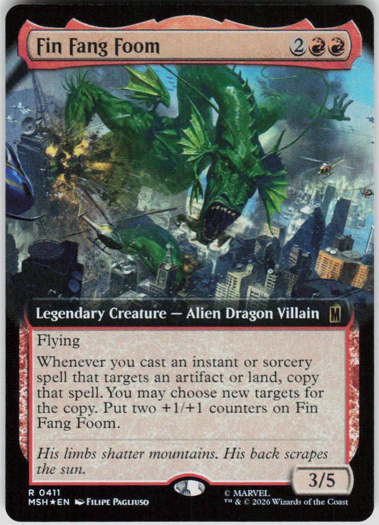 Fin Fang Foom [Extended Art Foil] #411