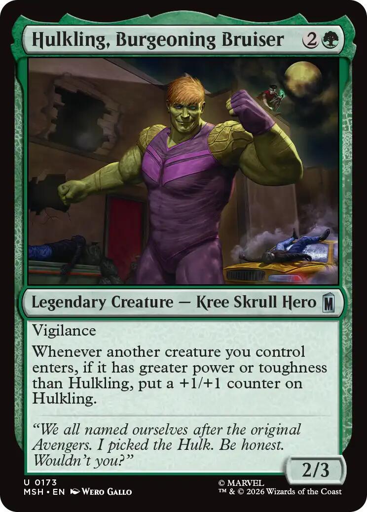Hulkling, Burgeoning Bruiser #173
