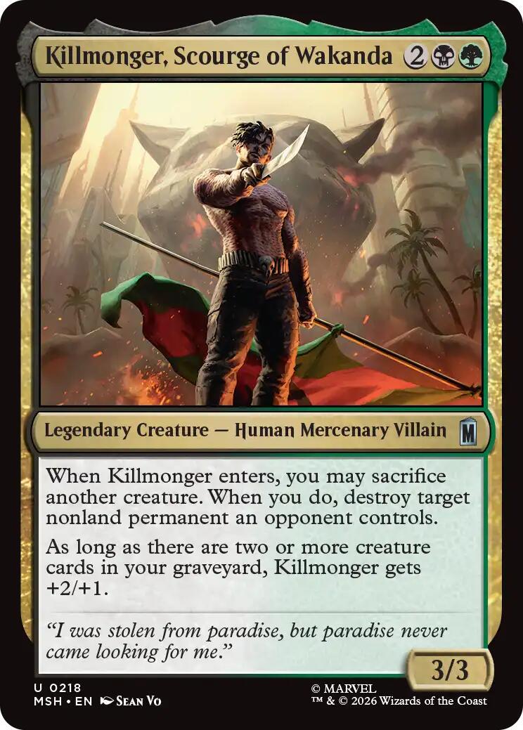 Killmonger, Scourge of Wakanda #218