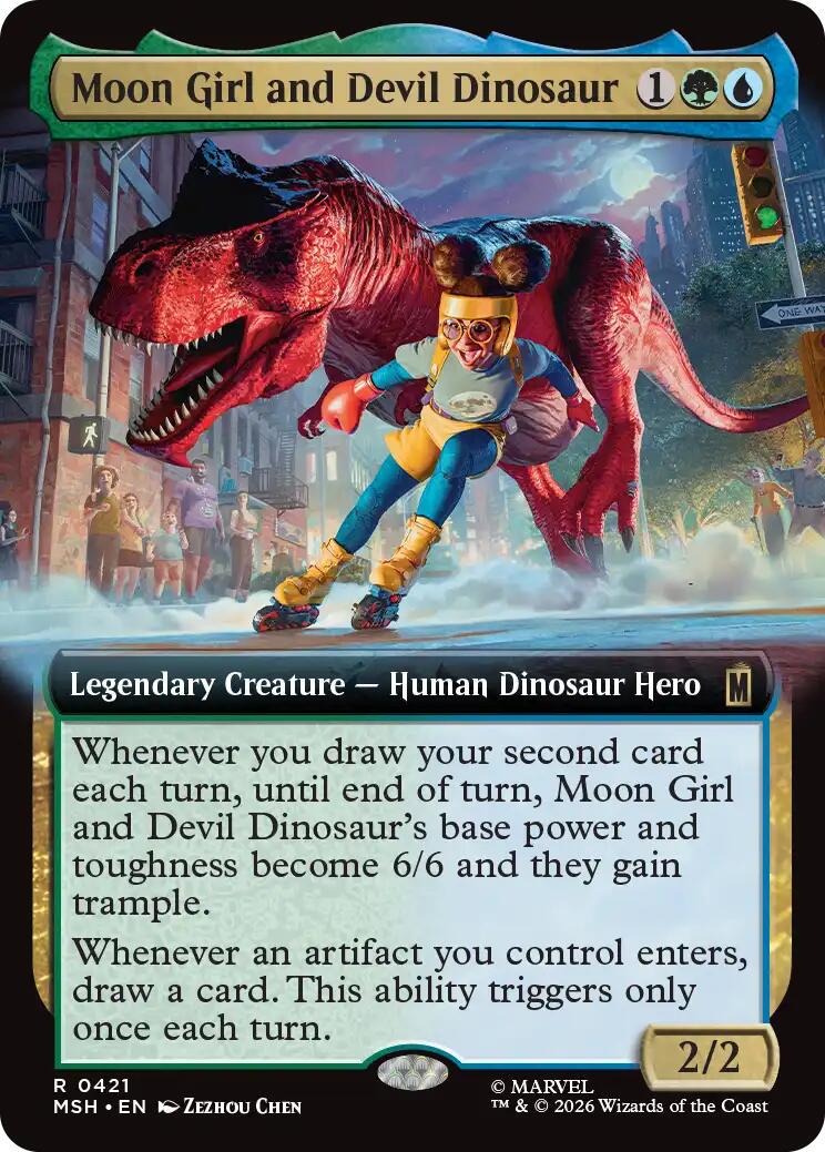 Moon Girl and Devil Dinosaur [Extended Art] #421