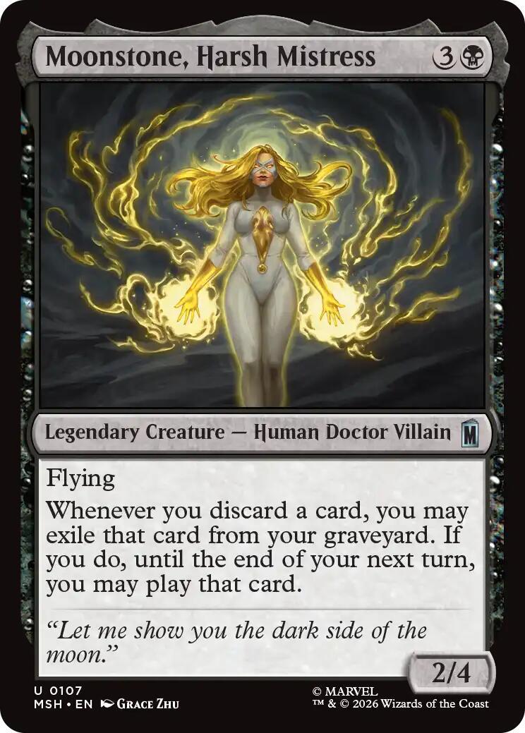 Moonstone, Harsh Mistress #107