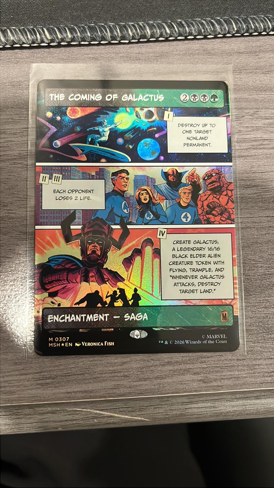 The Coming of Galactus [Borderless Foil] #307