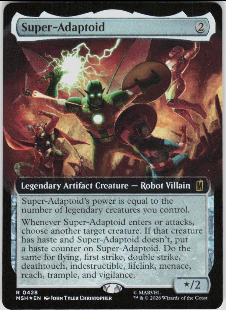 Super-Adaptoid [Extended Art Foil] #428
