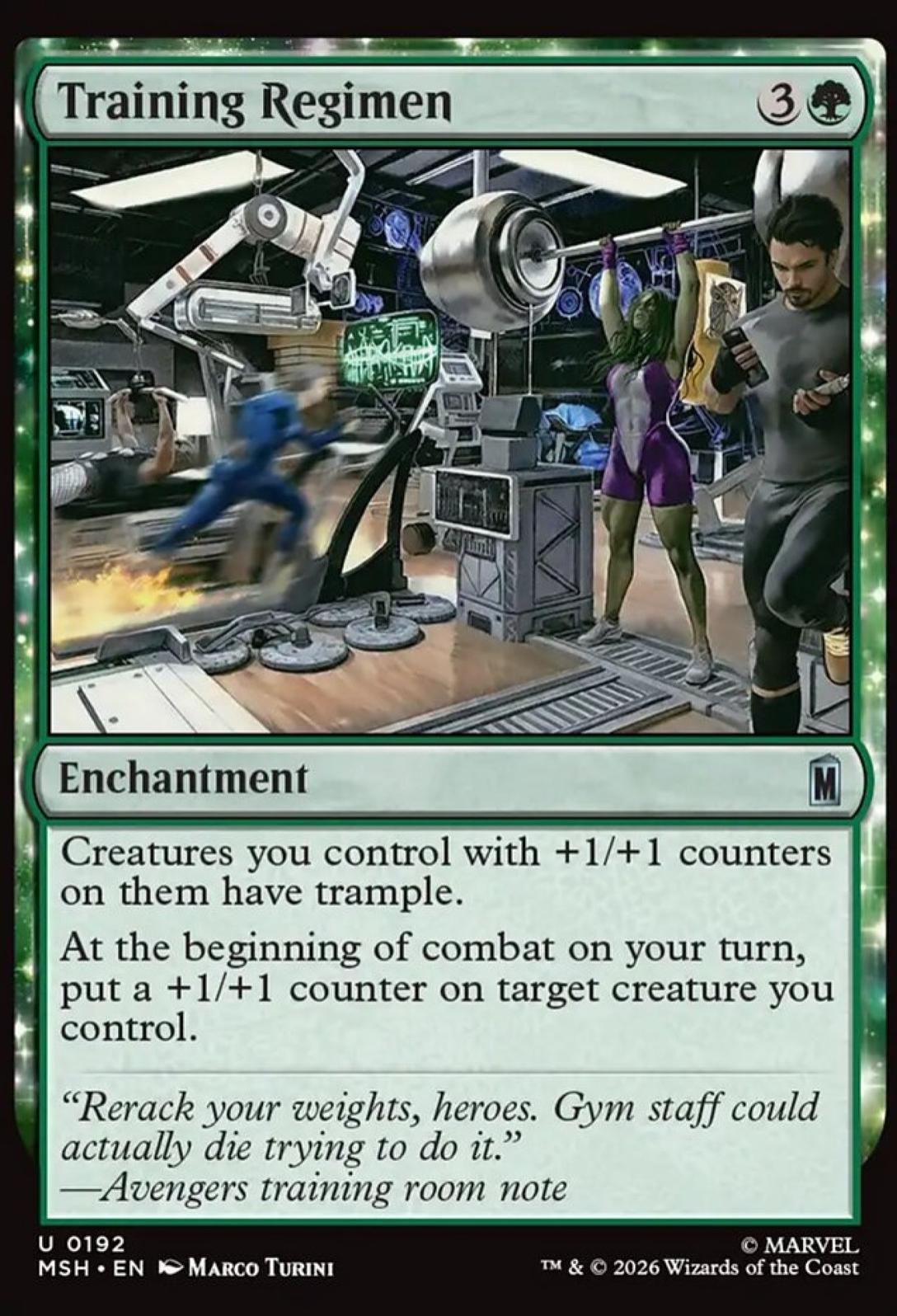 Training Regimen [Foil] #192