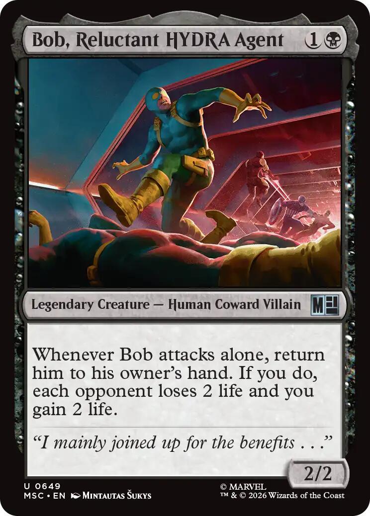 Bob, Reluctant HYDRA Agent #649