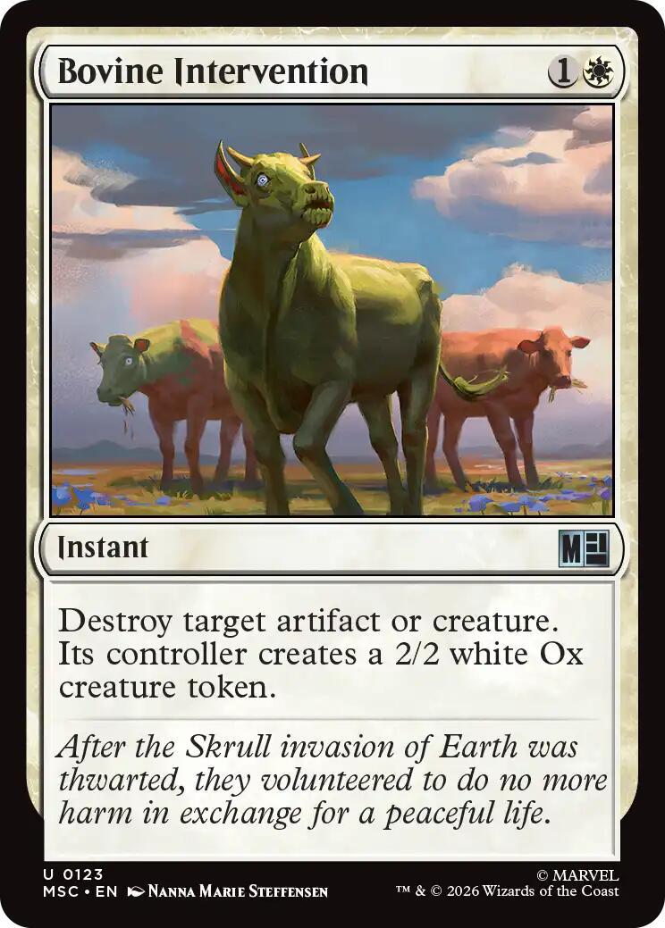 Bovine Intervention #123
