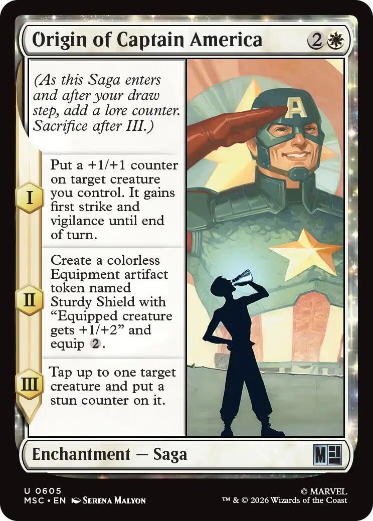 Origin of Captain America #605