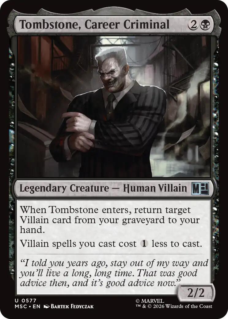 Tombstone, Career Criminal #577