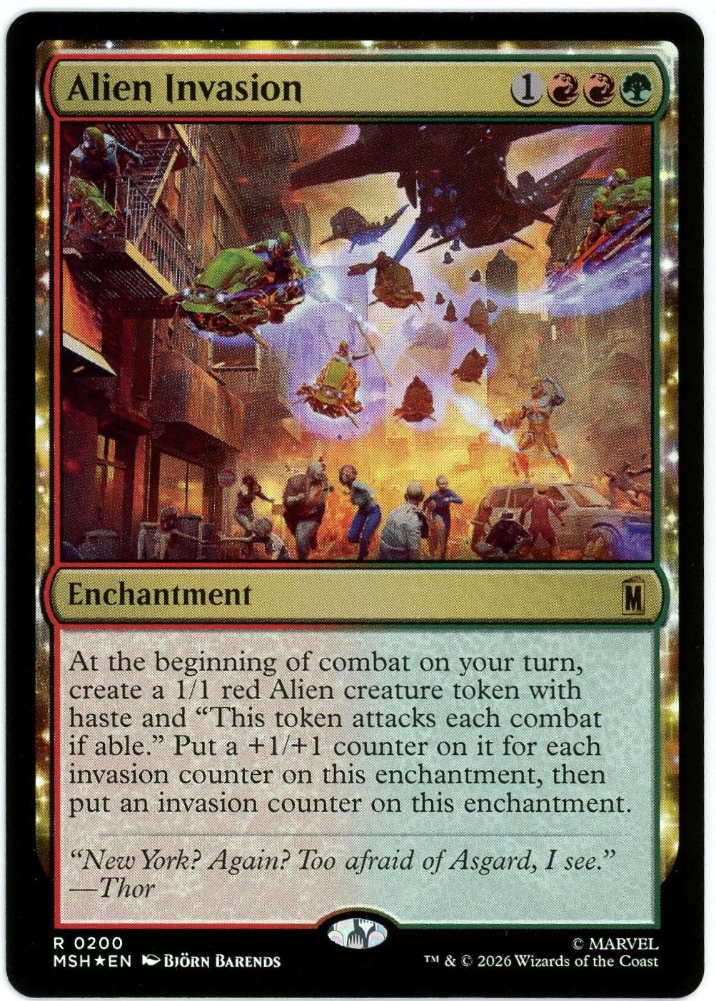 Alien Invasion [Foil] #200