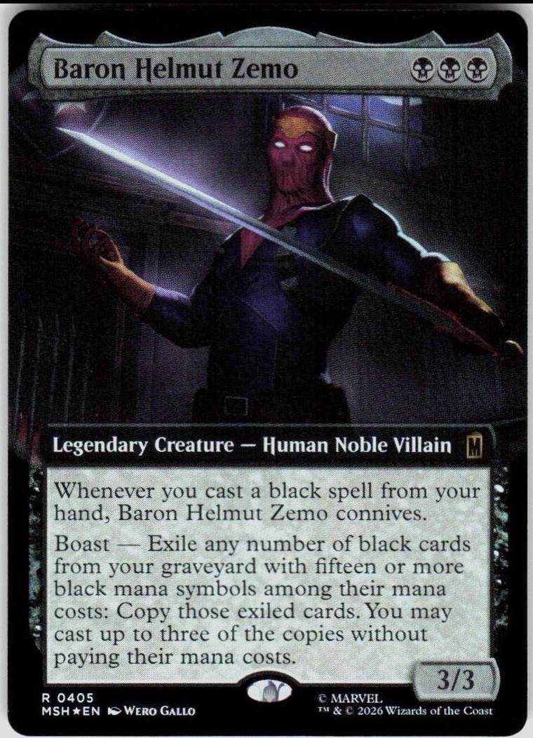 Baron Helmut Zemo [Extended Art Foil] #405