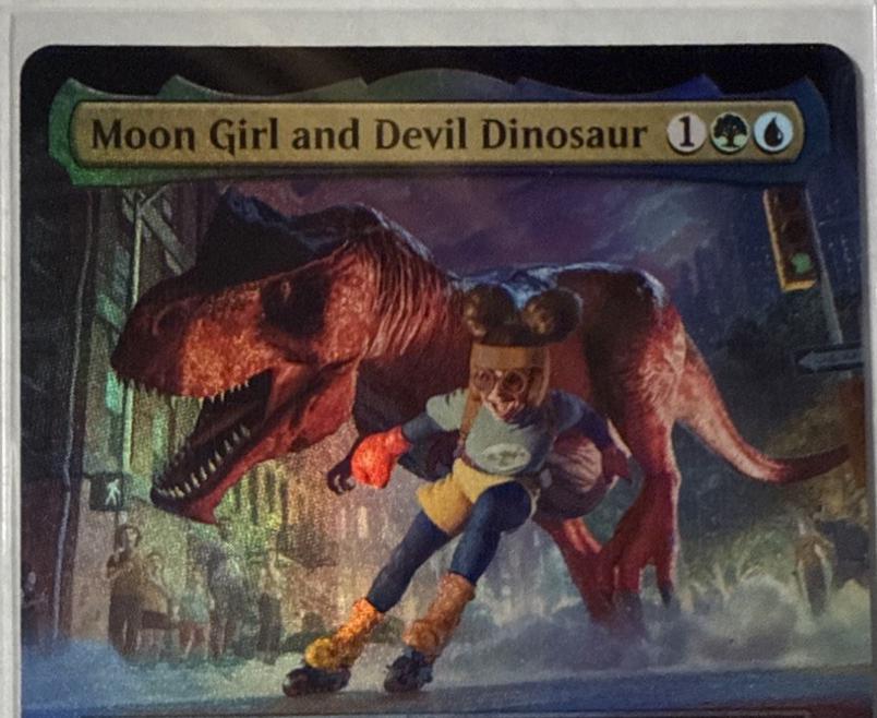 Moon Girl and Devil Dinosaur [Extended Art Foil] #421