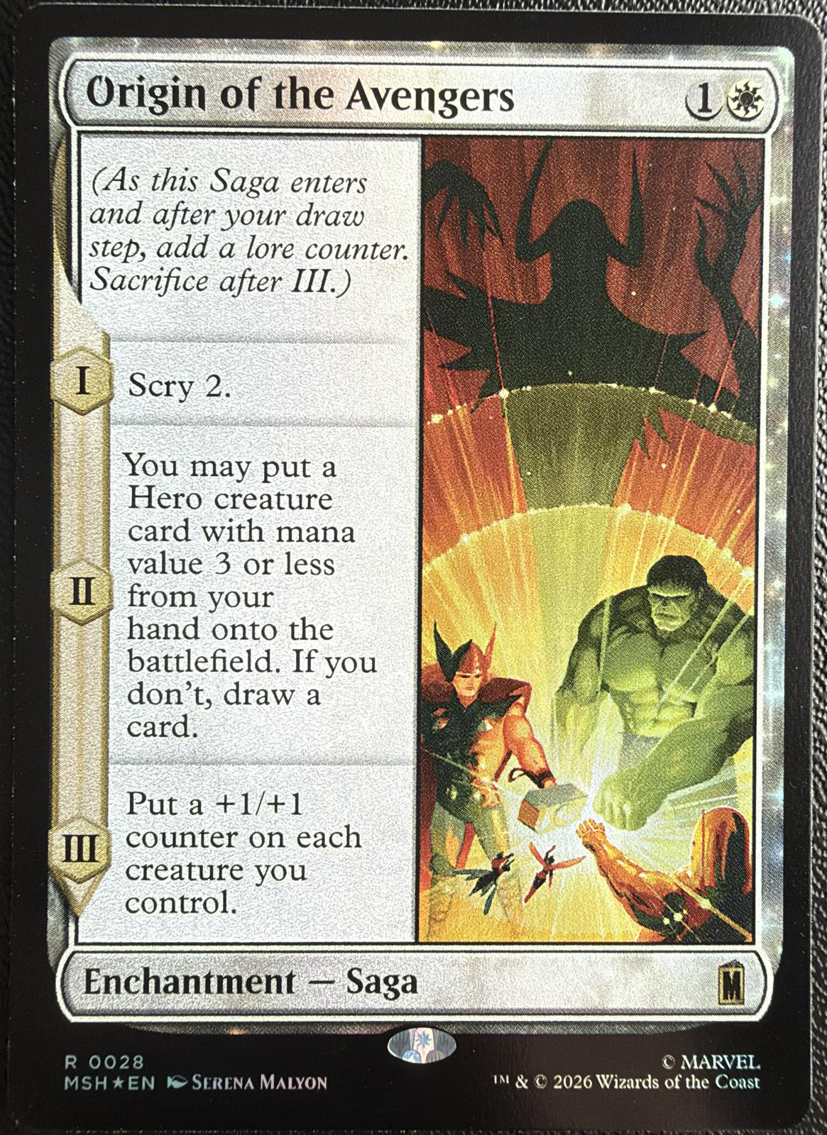 Origin of the Avengers [Foil] #28