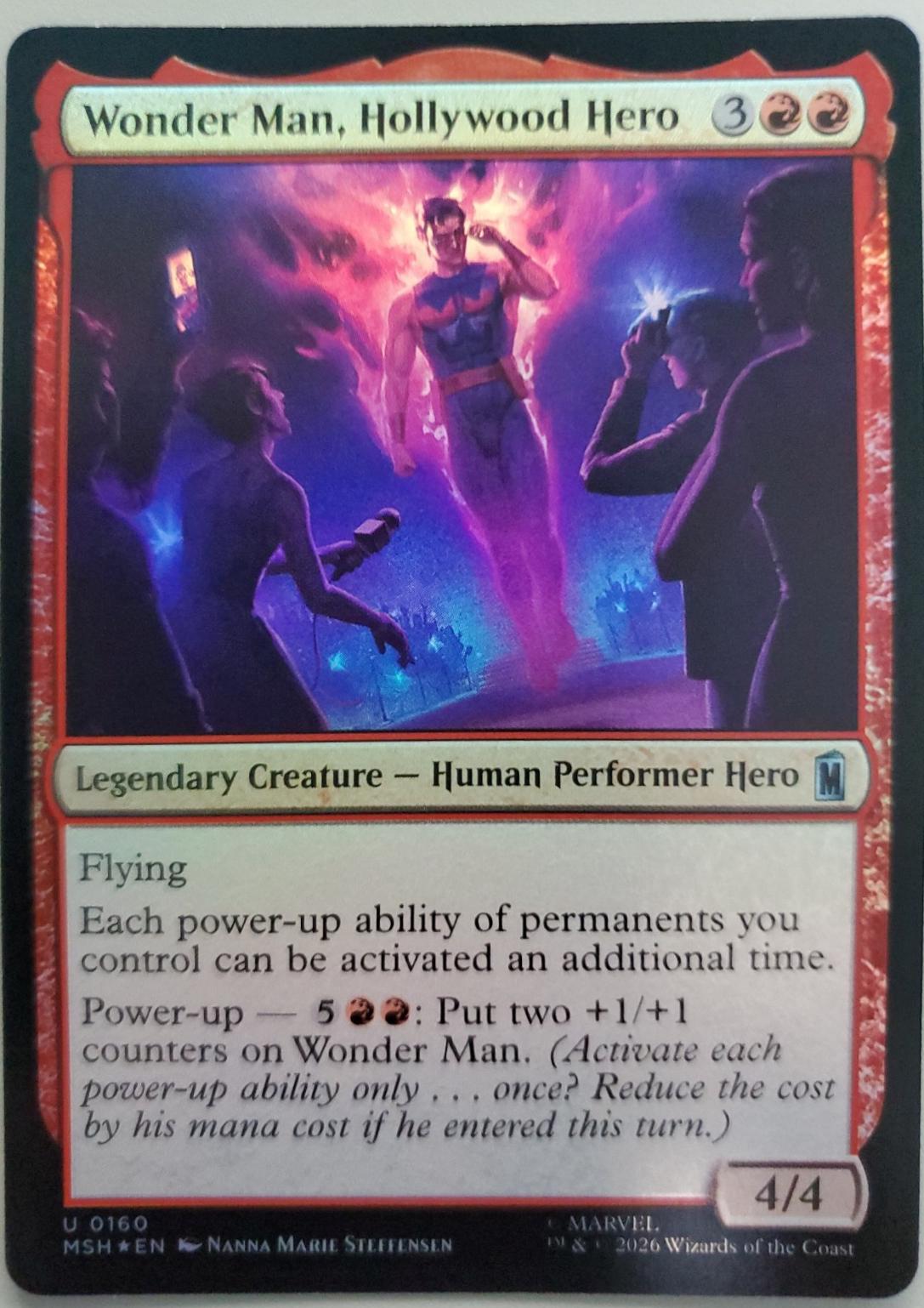 Wonder Man, Hollywood Hero [Foil] #160