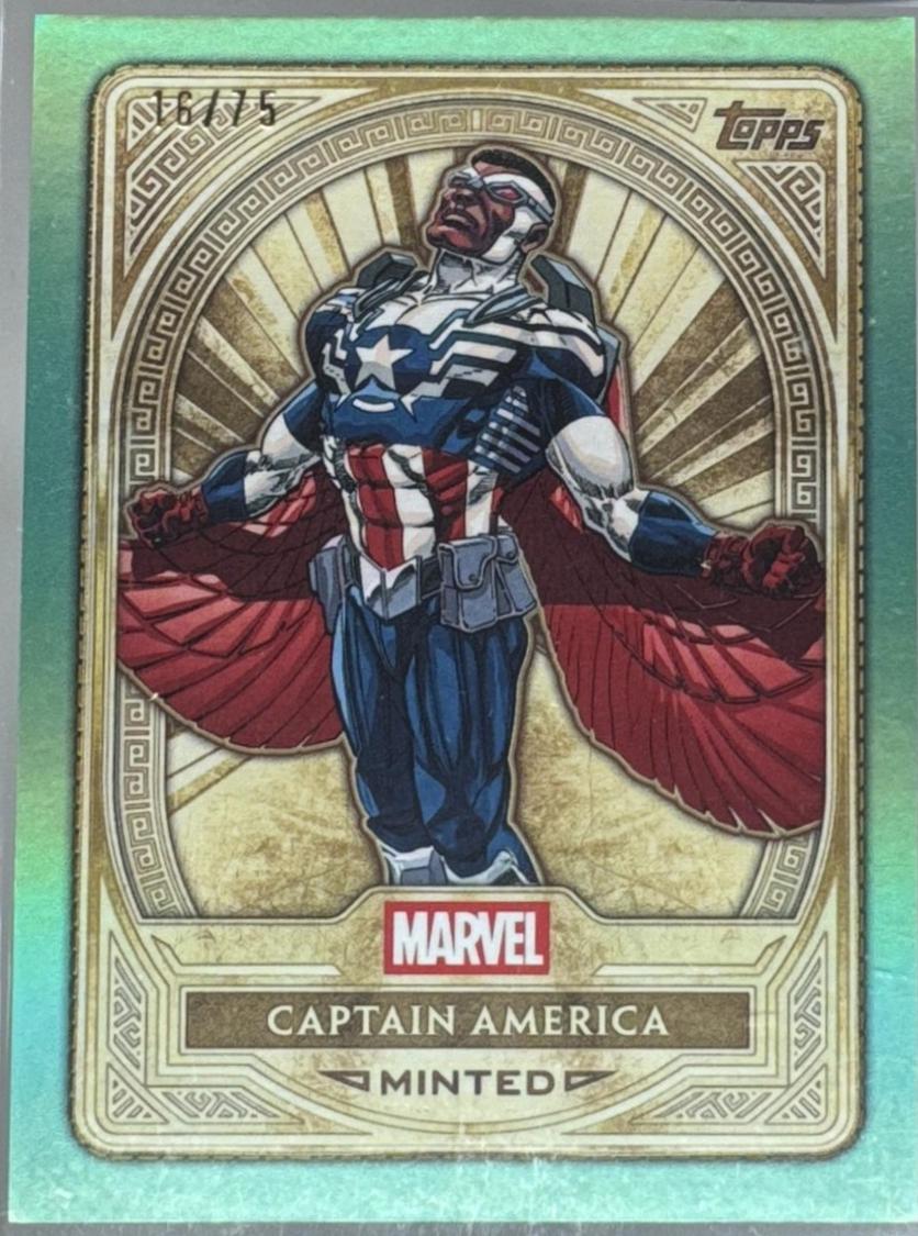 Captain America [Green Mint Foil] #89