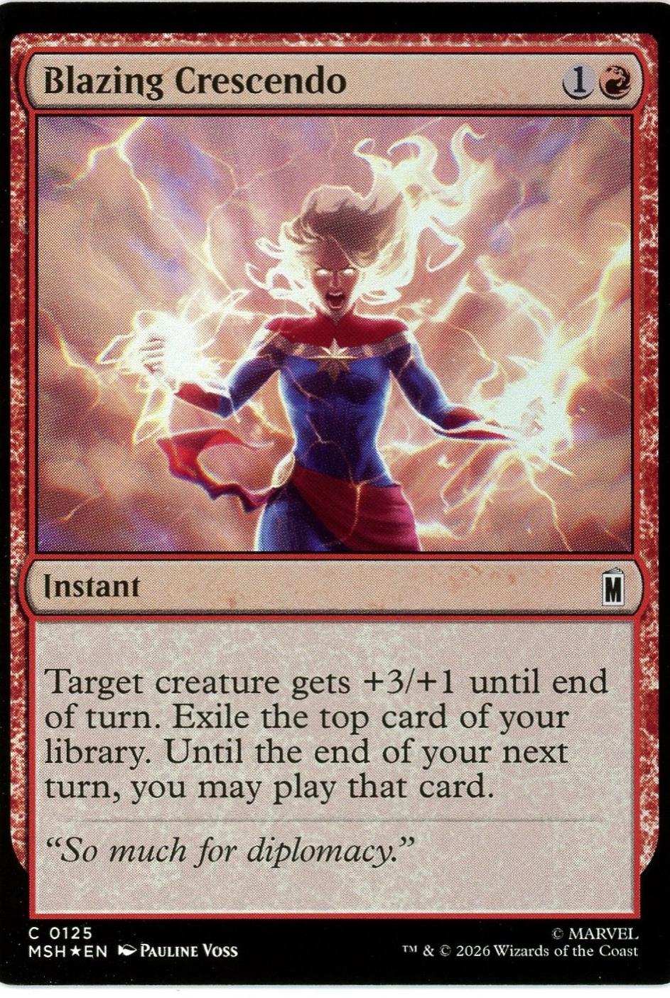 Blazing Crescendo [Foil] #125