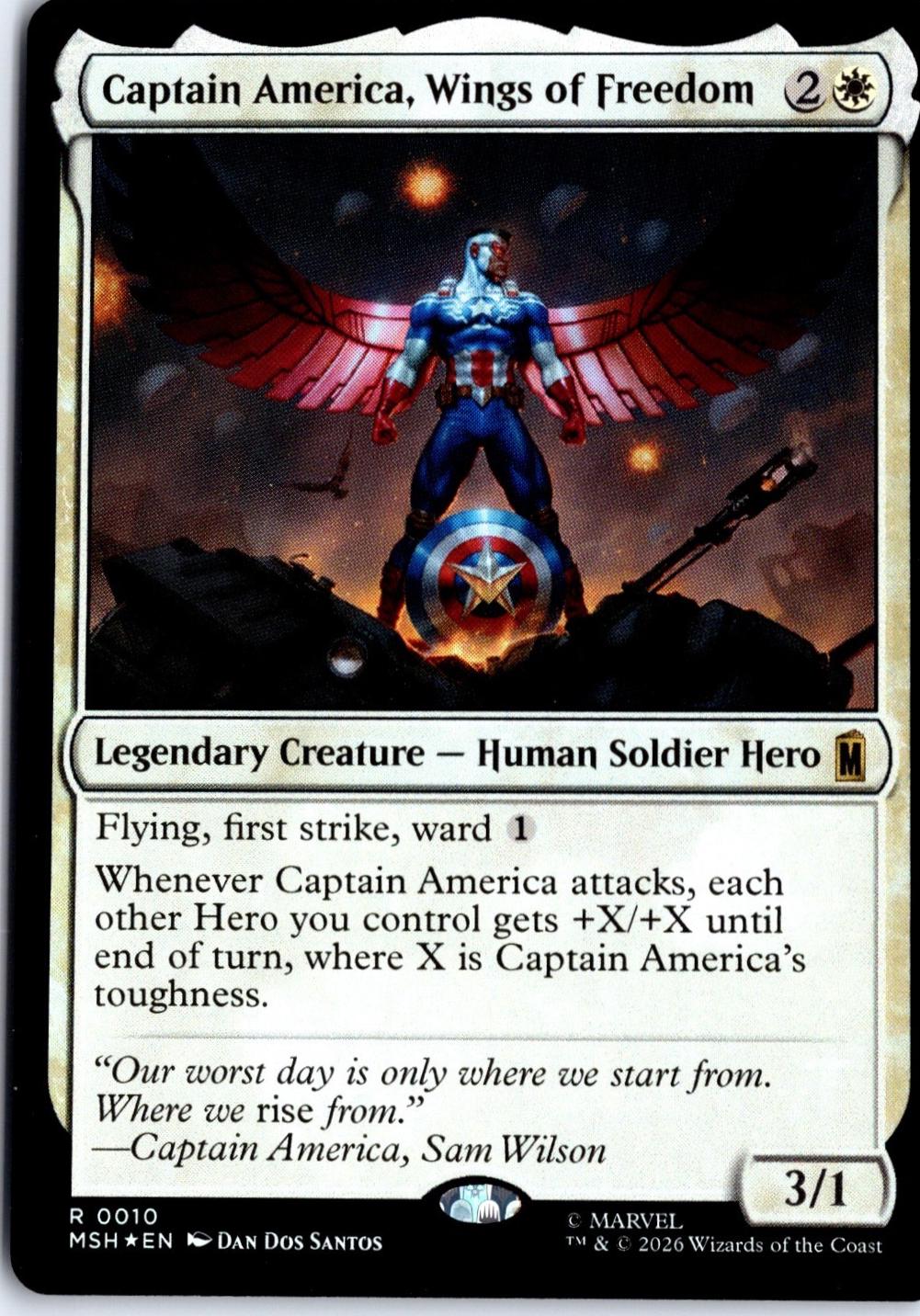 Captain America, Wings of Freedom [Foil] #10