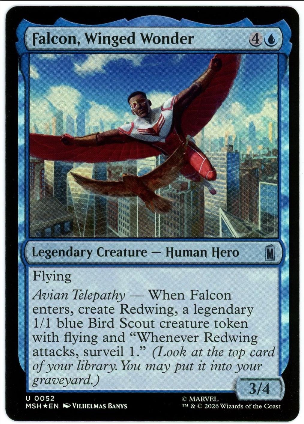 Falcon, Winged Wonder [Foil] #52
