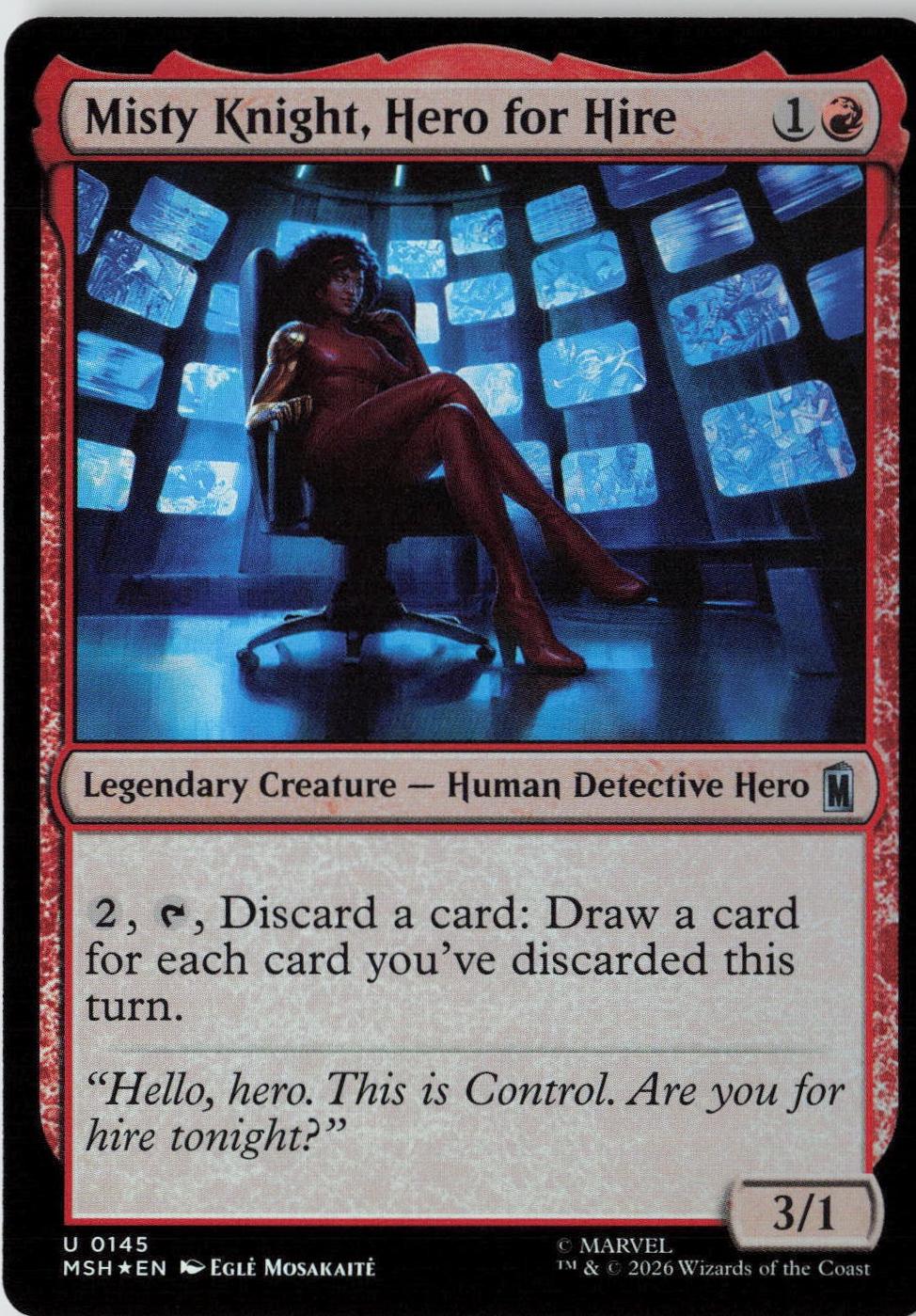 Misty Knight, Hero for Hire [Foil] #145