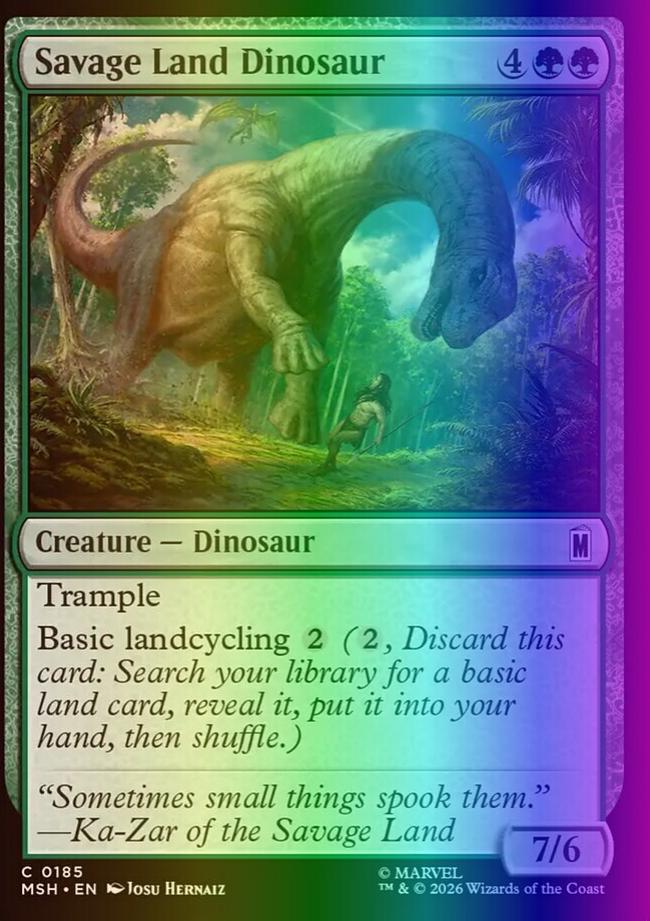 Savage Land Dinosaur [Foil] #185
