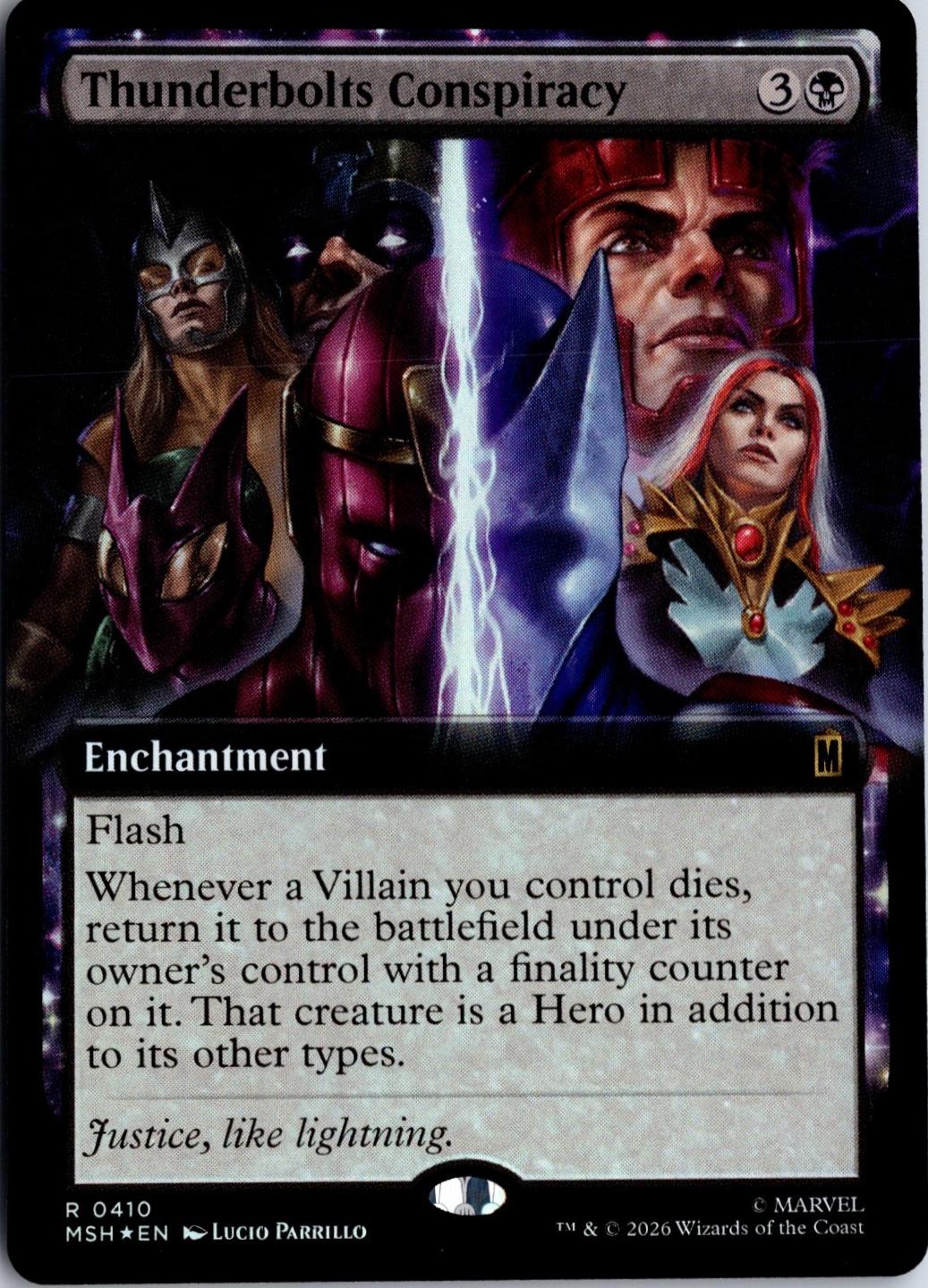 Thunderbolts Conspiracy [Extended Art Foil] #410