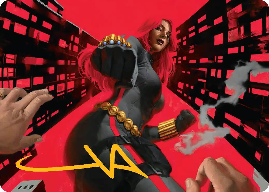 Black Widow, Deadly Hunter [Gold Signature] #42