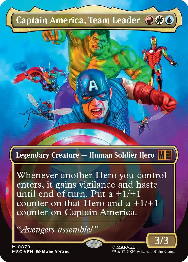 Captain America, Team Leader [Borderless] #879