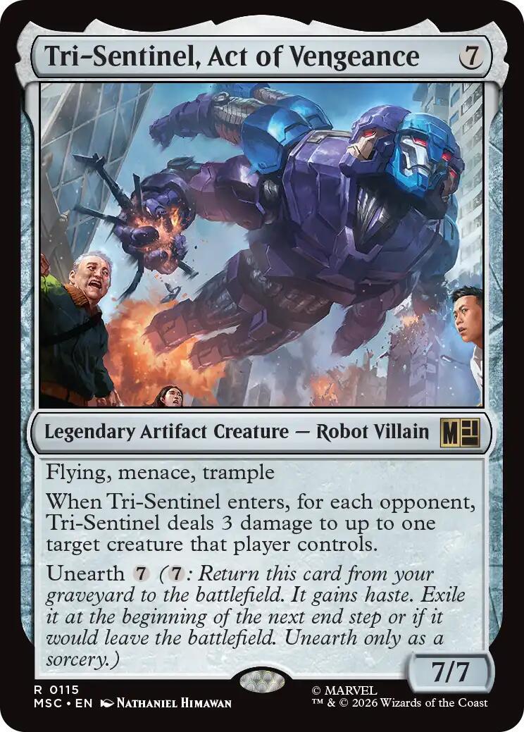 Tri-Sentinel, Act of Vengeance [Surge Foil] #115
